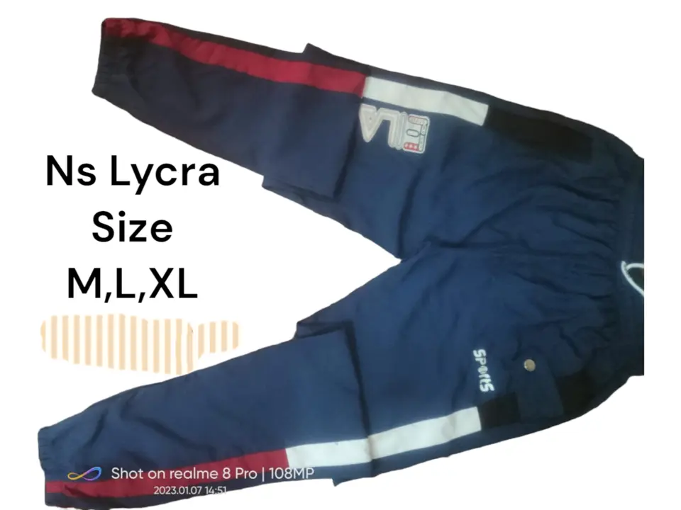 Imported Ns laycra trackpant Size M L XL in multi color contact 9639 791 950  uploaded by Goldenway Enterprises  on 1/31/2024