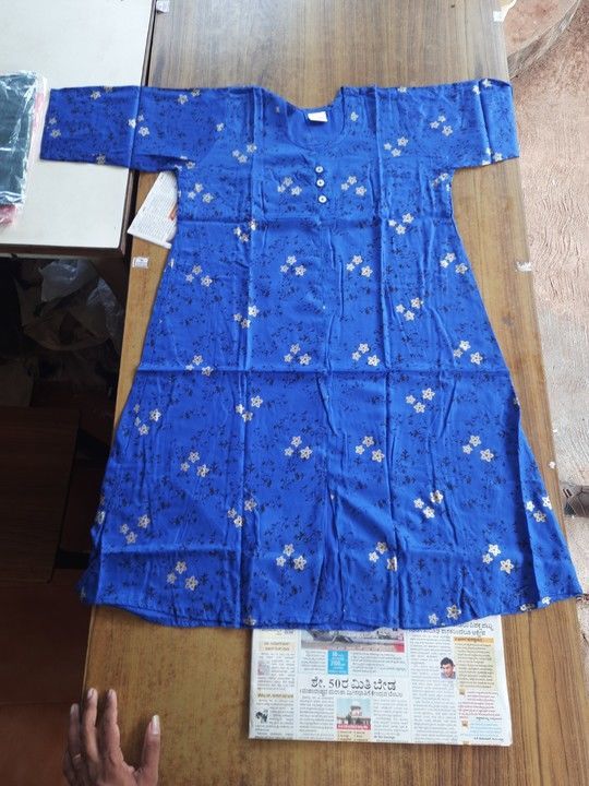 Kurtis tops XL blue uploaded by business on 3/25/2021