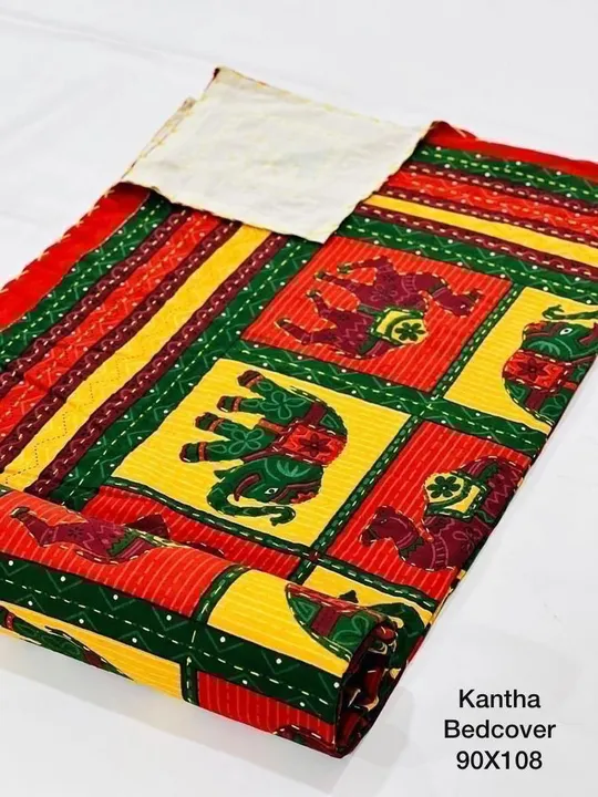 Kantha Work Bedcover  uploaded by Indiana Creations  on 1/31/2024