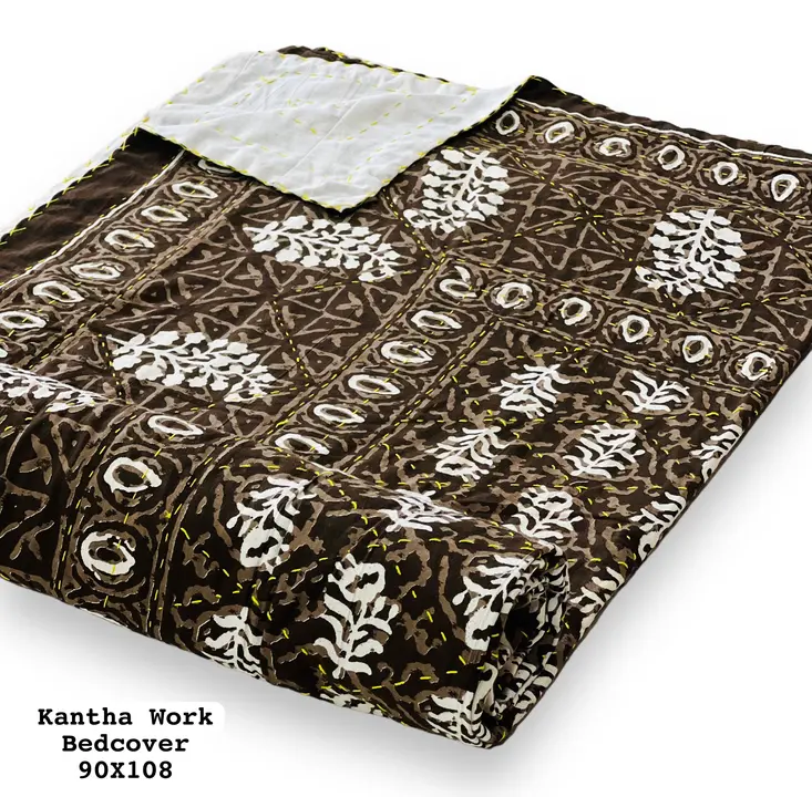 Kantha Work Bedcover  uploaded by Indiana Creations  on 1/31/2024