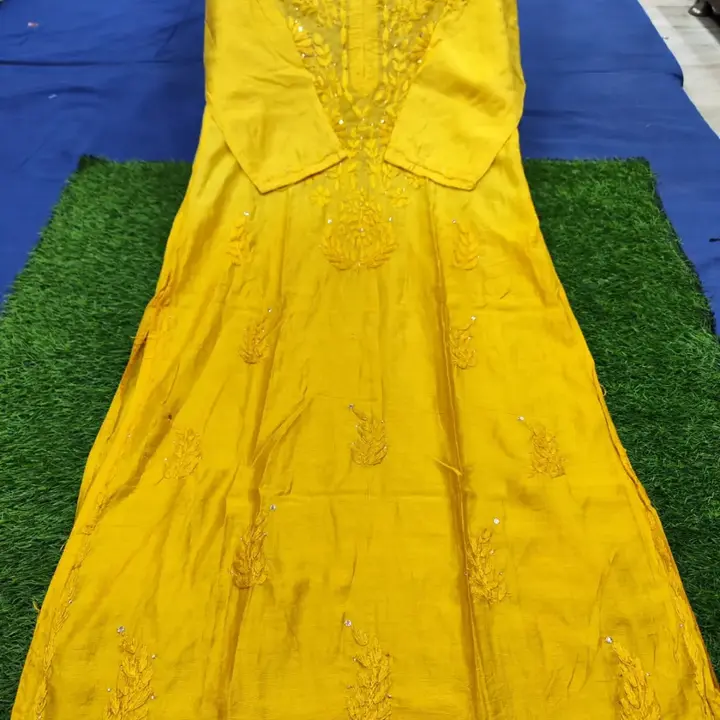 Long kurti uploaded by Lcf crafts (lucknow Chikan factory) on 1/31/2024