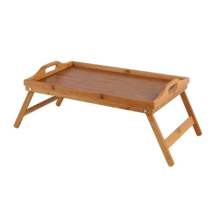 Bed Tray Table Breakfast Tray Bamboo Bad Table Snack Tray Folding Us uploaded by I Wood Handicrafts on 1/31/2024