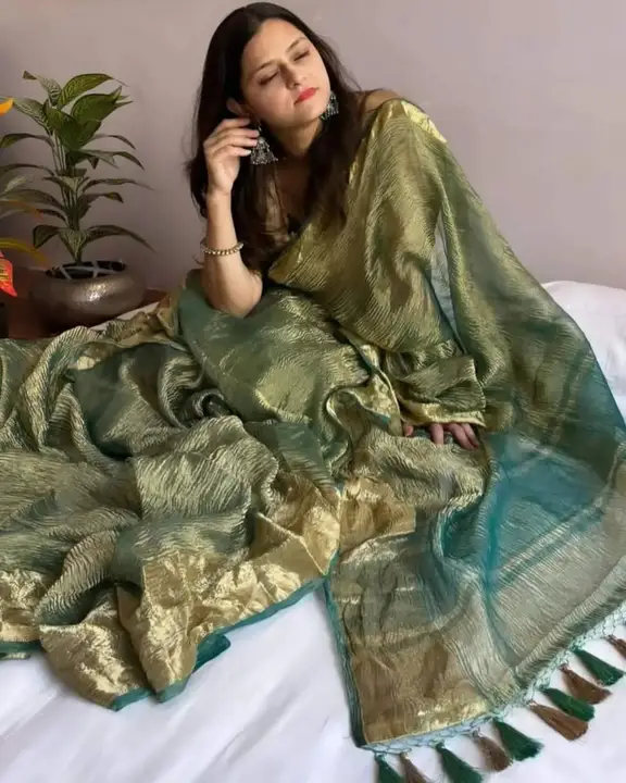 New banarsi saree uploaded by business on 1/31/2024