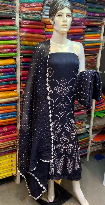 Bandhni dress material  uploaded by business on 2/1/2024