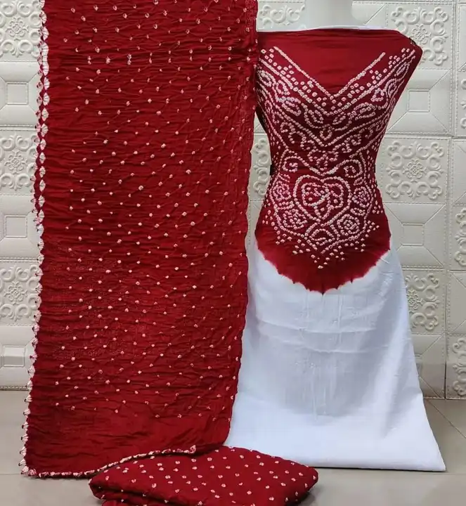 Bandhni dress material  uploaded by business on 2/1/2024