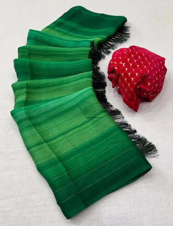 Post image Lt fabrics kashvi Creation Jhumri

Fabric -Moss Chiffon Zari Fabric With Multi Shades Color With Fancy Embroidery Work Blouse👚



READY TO SHIP