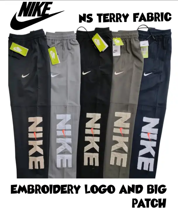 Post image *MENS HIGH PREMIUM HIGH' EMBROIDERY TERRY TRACK PANT

Brand : NIKE
Material : NS TERRY
Style  :Sports 
Size   :M-L-XL-XXL
Fabric  :NS TERRY 
Color  :5
Ratio  :1-1-1-1
MOQ   :40 pcs
Price  :
Total Qty: pcs
*Ready for Despatch*
*book ur quantity*