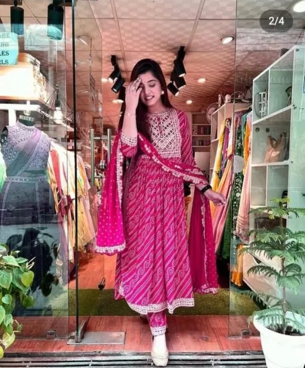 Kurti with Pent dupatta  uploaded by business on 2/1/2024