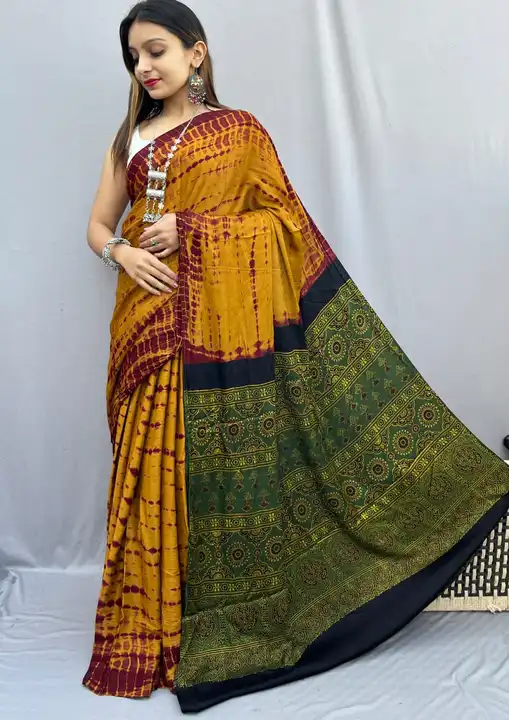Product uploaded by S.A AJARAKH HEND BALOCK PARINT SAREE on 2/1/2024