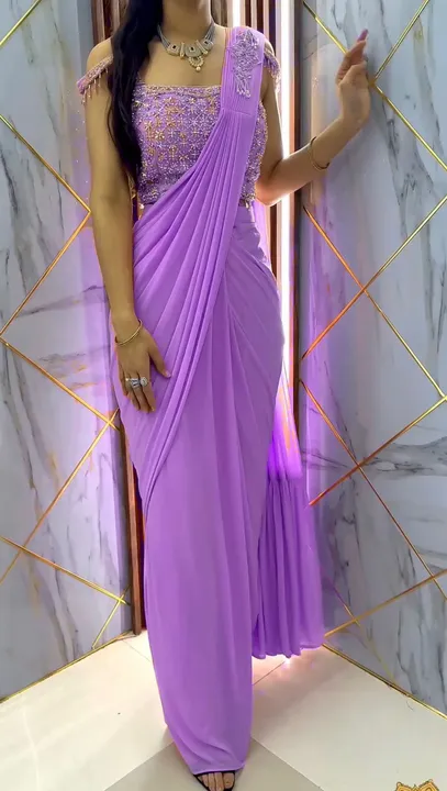 Ready to wear saree uploaded by business on 2/1/2024