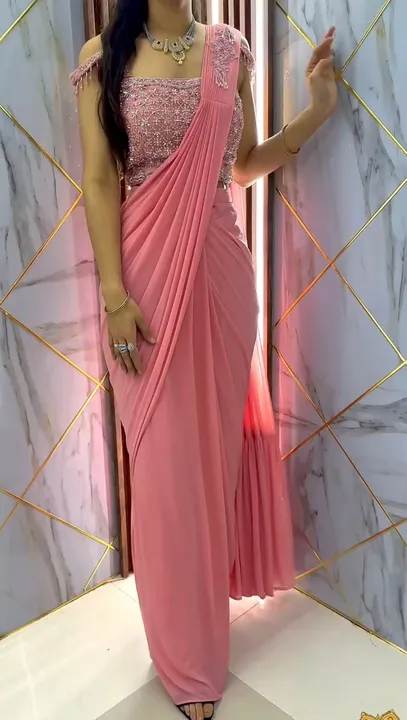 Ready to wear saree uploaded by Aleexa Outlet on 2/1/2024