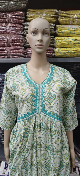 Cotton Aliya work nayra style ghera with pent  uploaded by business on 2/1/2024