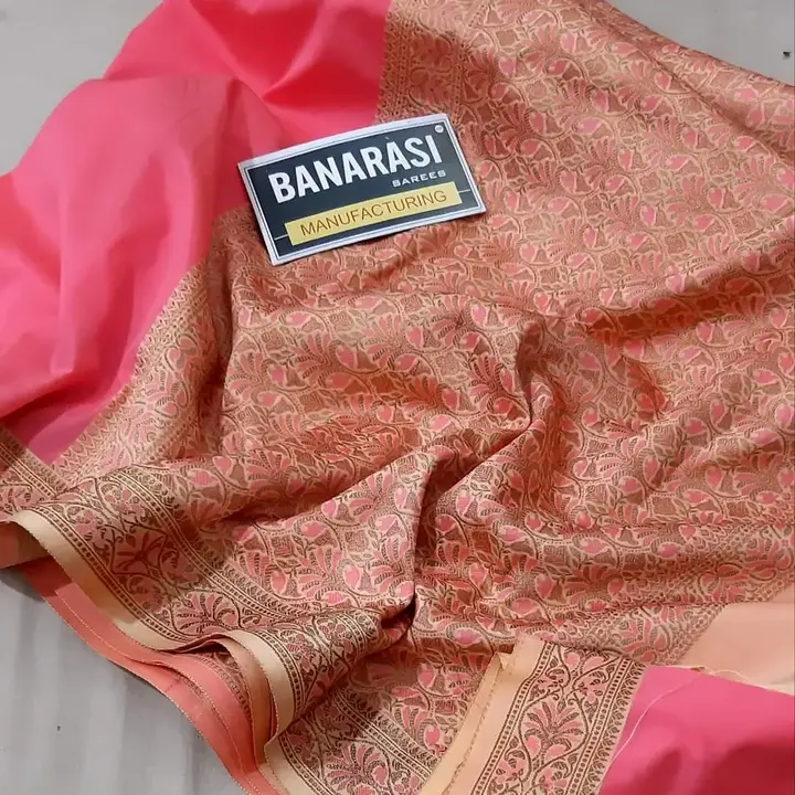 The HAND MADE saree  uploaded by Manufacture of banarasi fancy sarees  on 2/1/2024