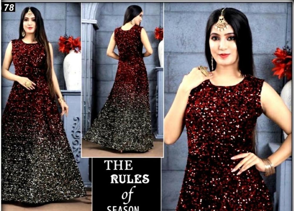 Post image Bollywood Looks Gown Super Quality Fabric. Contact us only Wholesalers or shopkeepers. Quantity minimum 50 pieces.
Call or whatsapp us 9319630067