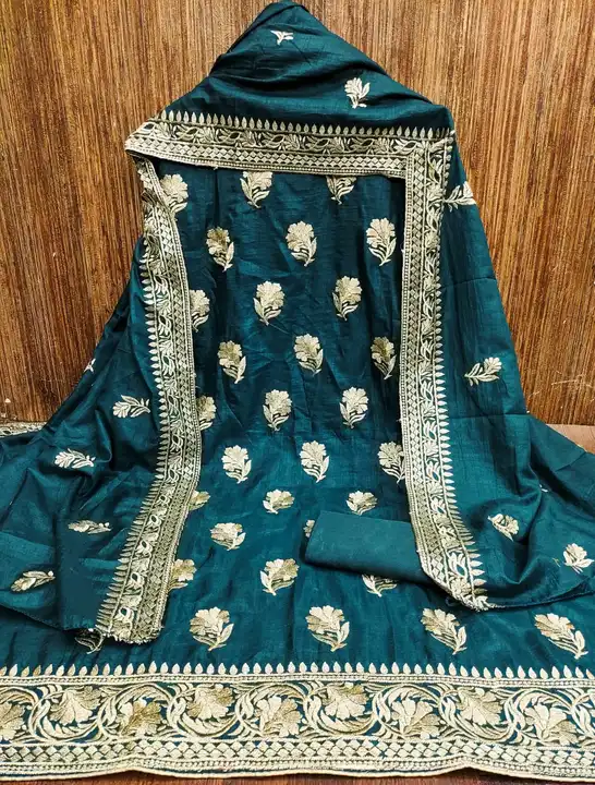 SOFT VICHITRA SILK WITH MULTI WORK uploaded by business on 2/2/2024