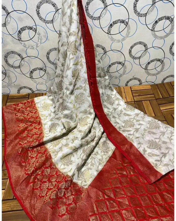 Banarasi semi dupian Silk saree  uploaded by Rhaman Silk sarees on 2/2/2024