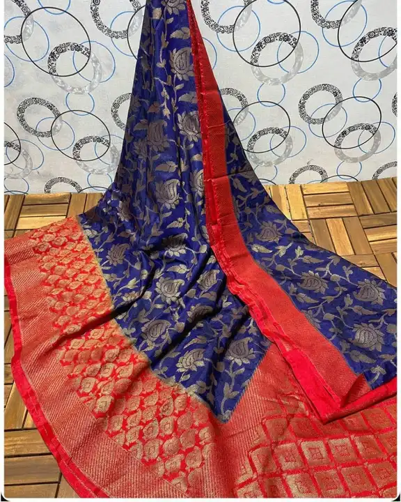 Banarasi semi dupian Silk saree  uploaded by business on 2/2/2024