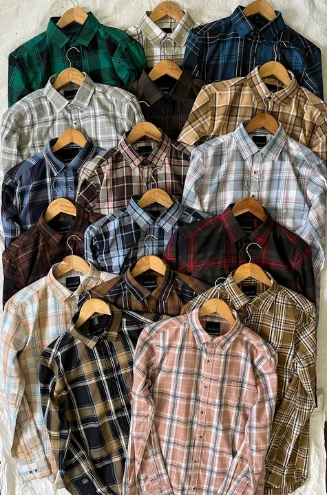 Mens Oxford Checks Shirts uploaded by CR Clothing Co.  on 2/2/2024