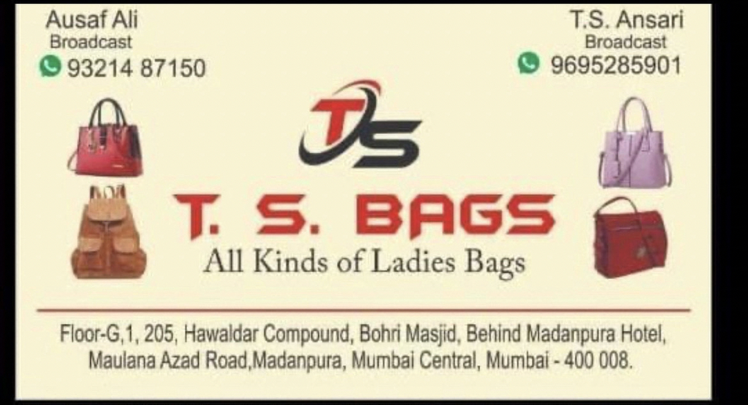 Visiting card store images of Bts bags 9695285901