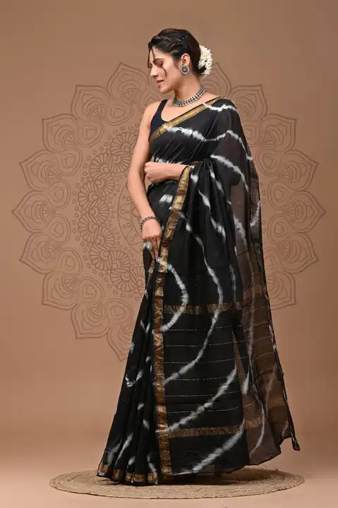 Maheshwari silk saree  uploaded by The print house  on 2/2/2024