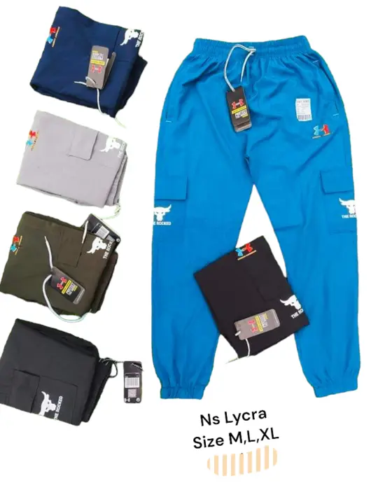 Ns Lycra fabric Cargo pocket Size M L XL 32,34,36 in multi color contact 9639791950  uploaded by business on 2/2/2024