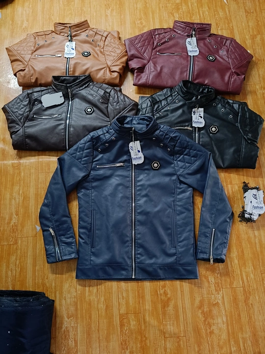 Leather jacket 📞 7906608317 uploaded by IKRAR JACKET ENTERPRISE 📞 on 2/2/2024