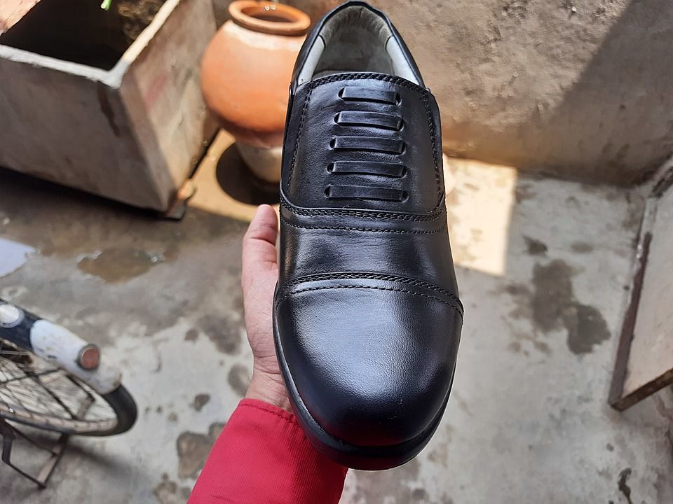 Police shoe black color  uploaded by H R Footwears  on 7/18/2020