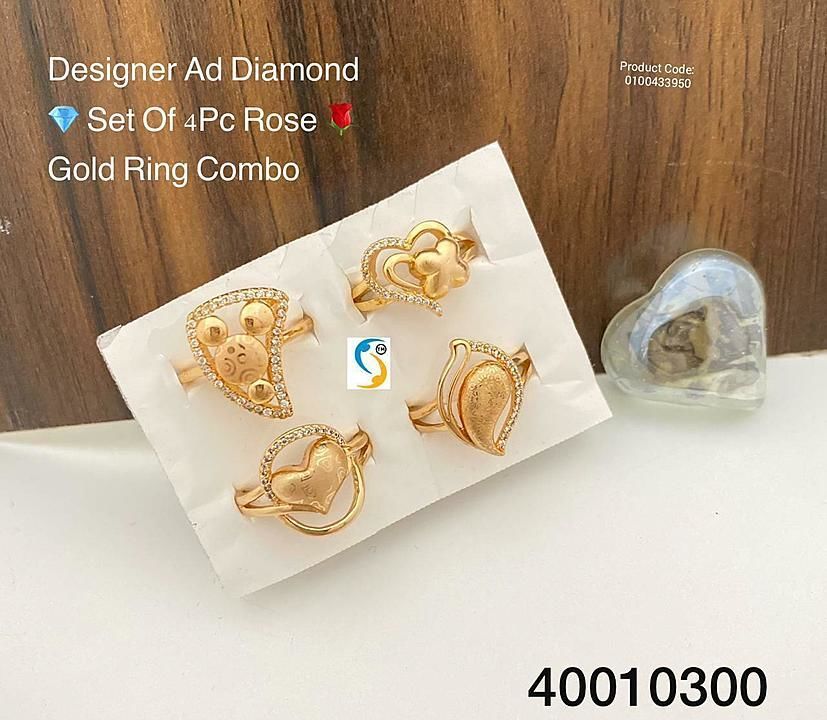 Rose gold ring combo
4 piece+$
Interested people msg me uploaded by business on 7/18/2020