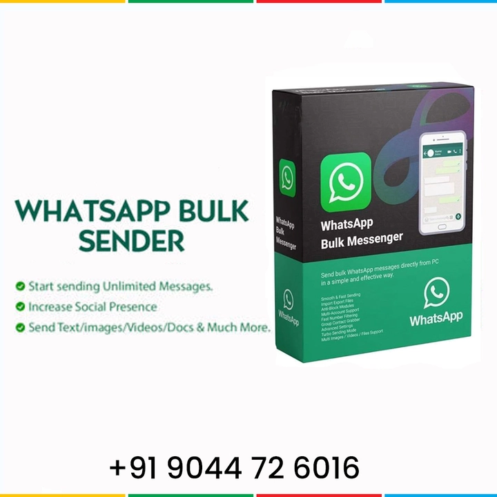Post image WhatsApp bulk sending software