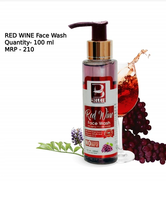Beleza Professional wine face wash  uploaded by business on 2/3/2024