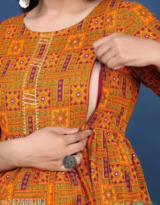 Maternity Feeding Gown uploaded by Paritika Fashion on 2/3/2024