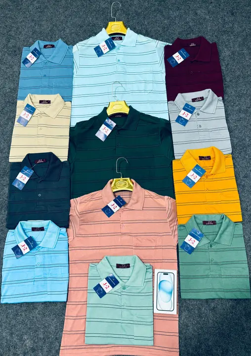 HALF SLEEVE COLLAR POCKET TSHIRTS  uploaded by Ahuja Enterprises  on 2/3/2024