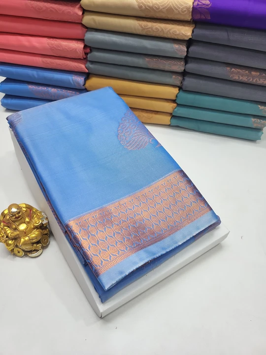Kanchi soft silk sarees  uploaded by P.A.K TEX on 2/3/2024