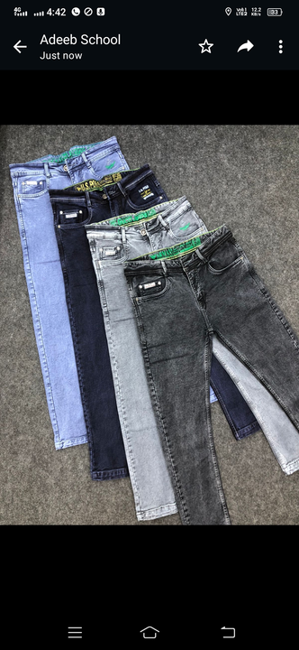 Cotton by cotton power lykra  uploaded by Jeans 👖 manufacture wholesale on 2/4/2024