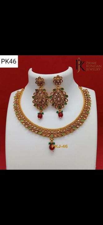 Premium quality copper Necklace set for women  uploaded by Prime Kundan Jewelry  on 3/25/2021