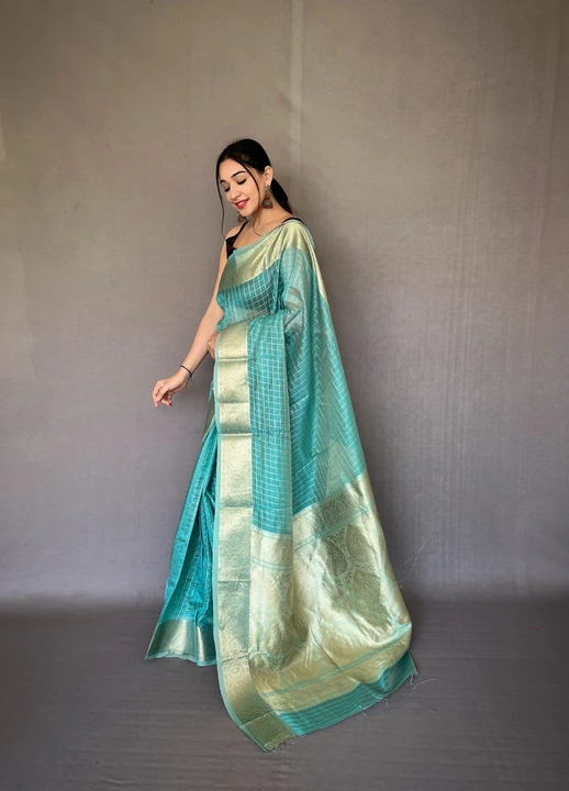 Organza saree uploaded by Miss Lifestyle on 2/4/2024