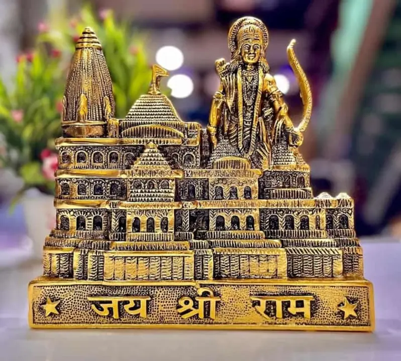 Aluminum Metal Shree Ram Mandir Ayodhya Model  uploaded by business on 2/4/2024