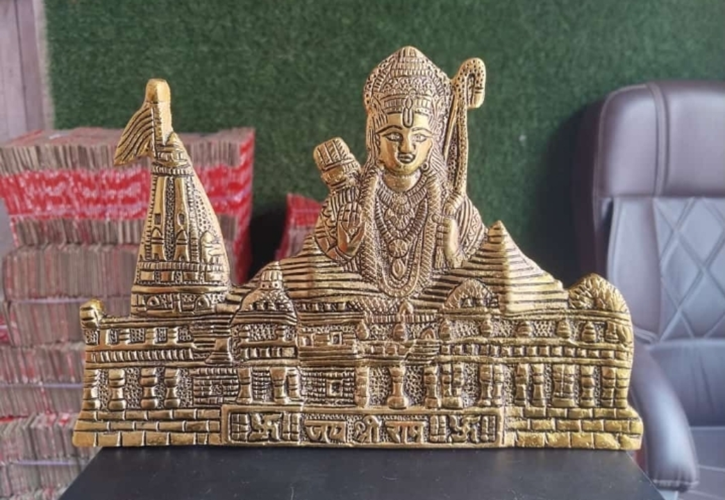 Metal Ram Mandir Ayodhya Model  uploaded by RR TRADING COMPANY on 2/4/2024