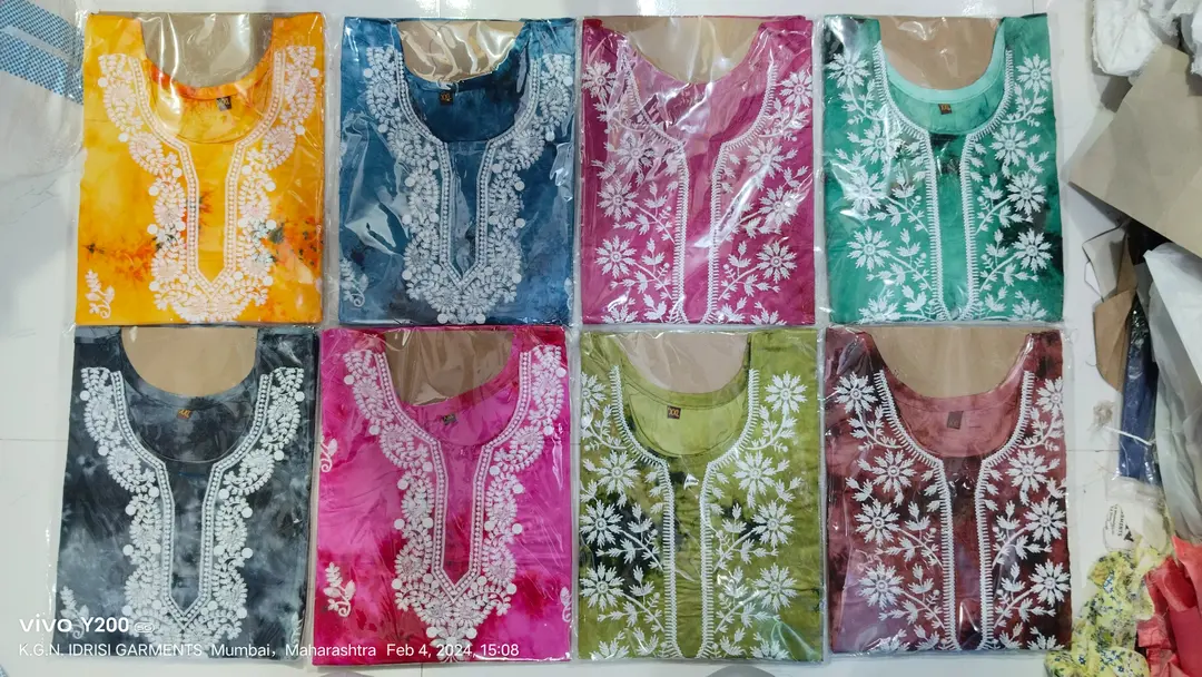 Embroidery work Kurtis  uploaded by H Kumar Manufacturer on 2/4/2024
