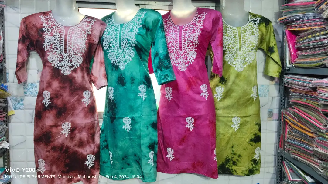 Embroidery work Kurtis  uploaded by H Kumar Manufacturer on 2/4/2024