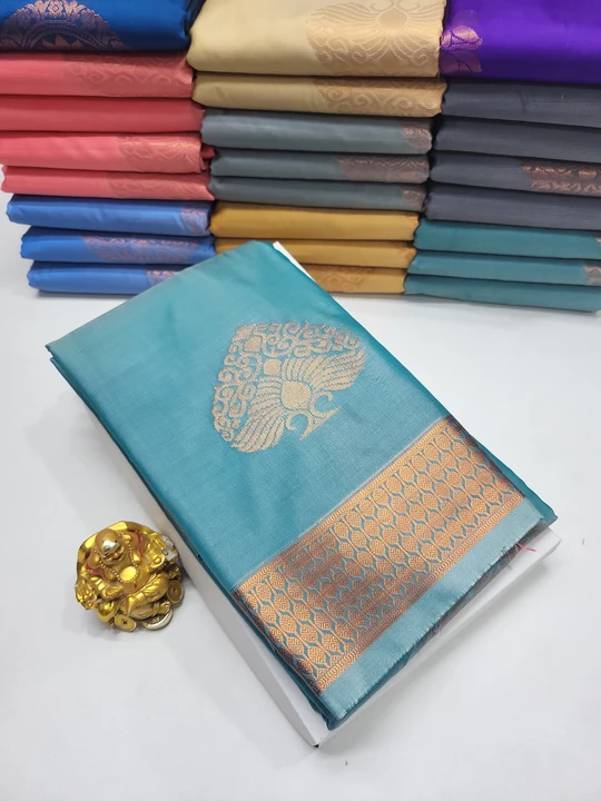 Kanchi soft silk sarees  uploaded by P.A.K TEX on 2/5/2024