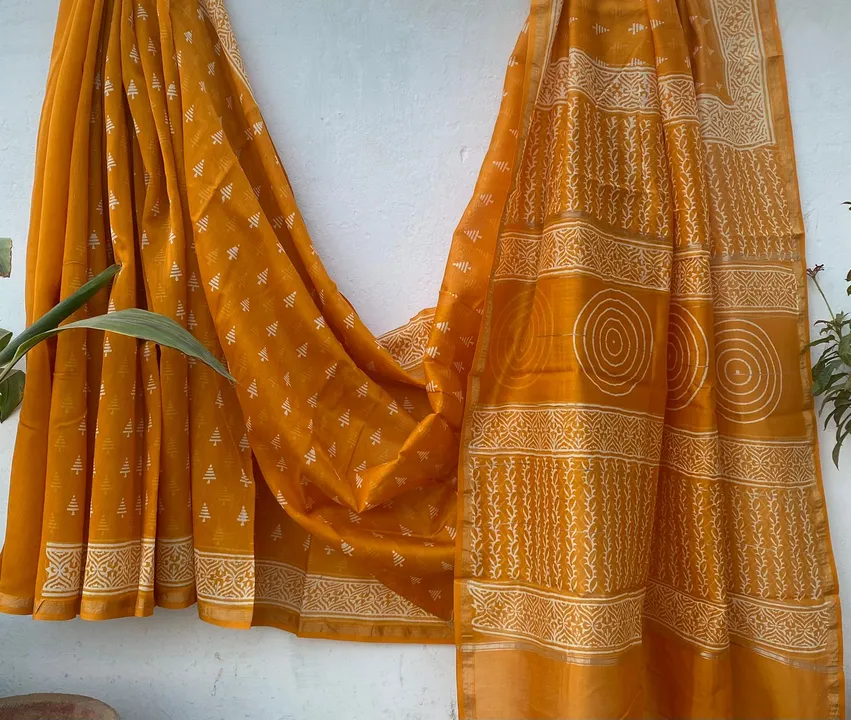 Chanderi saree  uploaded by business on 2/5/2024