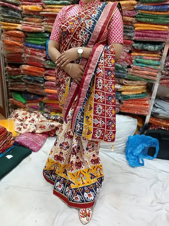 Product uploaded by Jaipuri wholesale gotta patti kurtis nd sarees on 2/5/2024