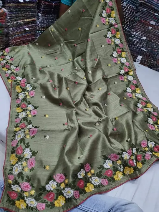 BHAGALPURI TUSSAR MUNGA SAREE  uploaded by S.N.COLLECTIONS  on 2/5/2024