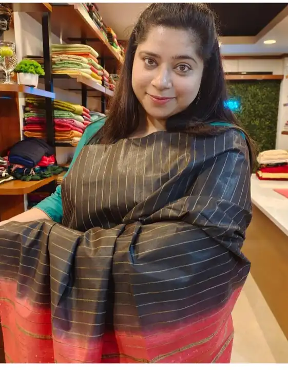 Chanderi cotton saree uploaded by business on 2/5/2024
