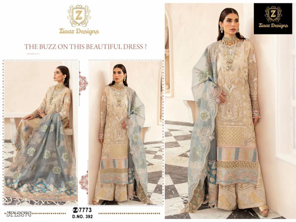 ziaaz Designs Superhit Designs - code 392 Semi Stitched  
**Present by:** 🌹 ASIFIZ 🌹   uploaded by business on 2/5/2024