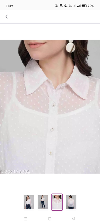 A N WOMEN'S GEORGETTE SHIRTS  uploaded by A N FASHION on 2/5/2024