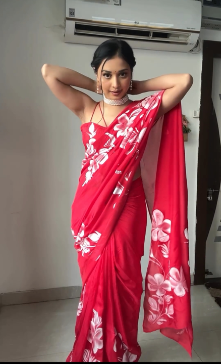 Ready to wear soft Georgette silk saree  uploaded by SHREEJI CREATION on 2/6/2024