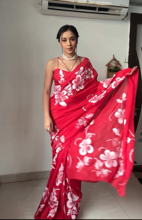 Ready to wear soft Georgette silk saree  uploaded by SHREEJI CREATION on 2/6/2024