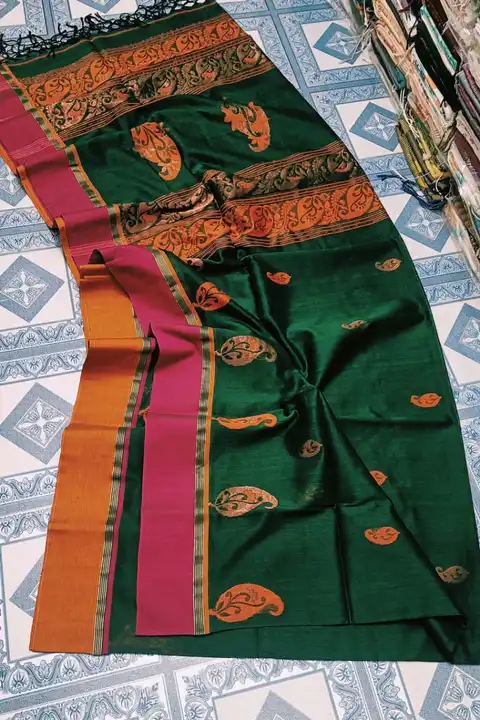 Handloom cotton Jamdani saree  uploaded by business on 2/6/2024